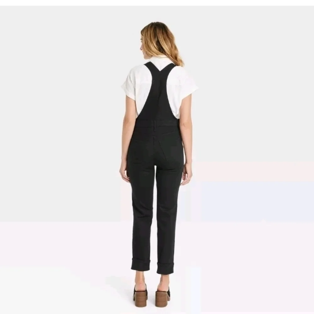 Universal thread Women's 90's Slim  Denim Jumpsuit Black